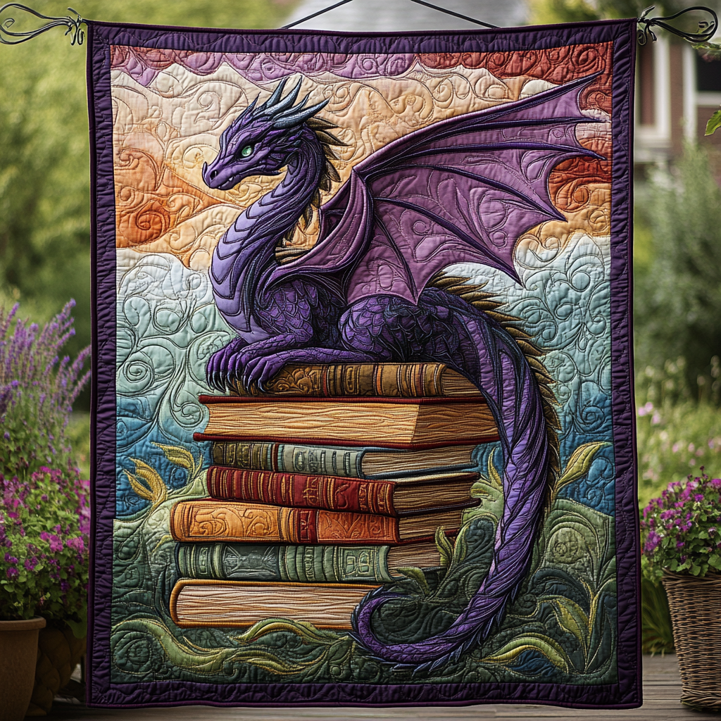 Dragon Quilted Blanket NCU0VT31