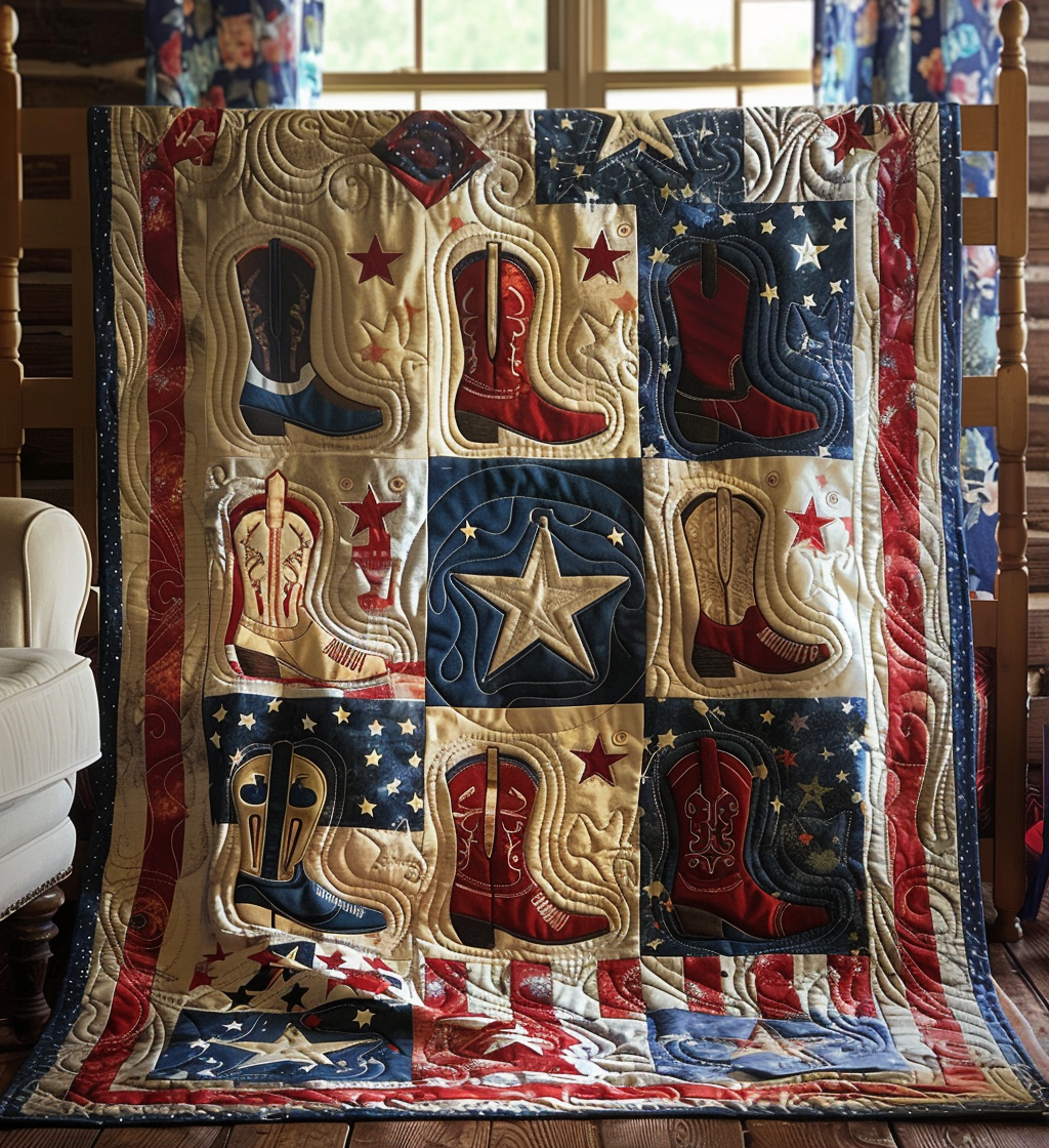 Stars & Spurs Spectacle Quilted Blanket NCU0DV024