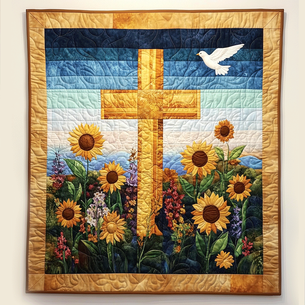 Summer Glow Art Quilt Hanging NCU0TL954