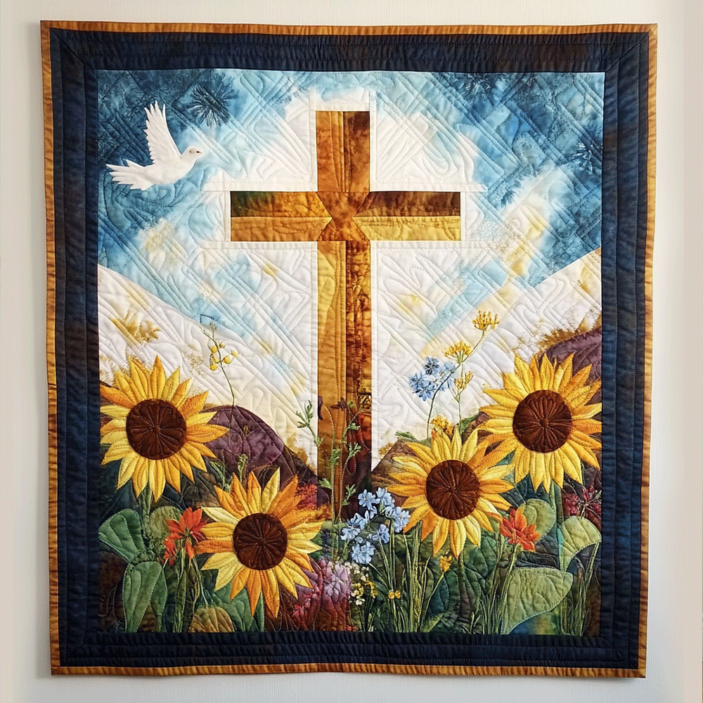 Sunlit Treasures Art Quilt Hanging NCU0TL953