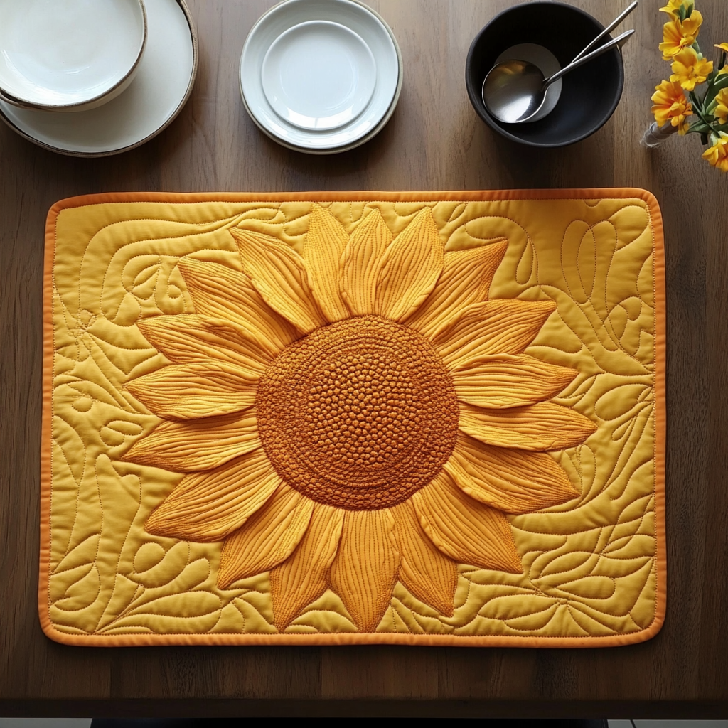 Sunny Day Quilted Place Mat NCU0VH158