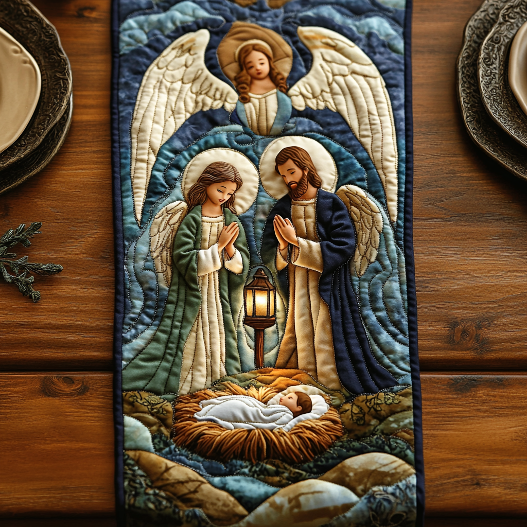 The Son Is God Quilted Table Runner NCU0DV1218