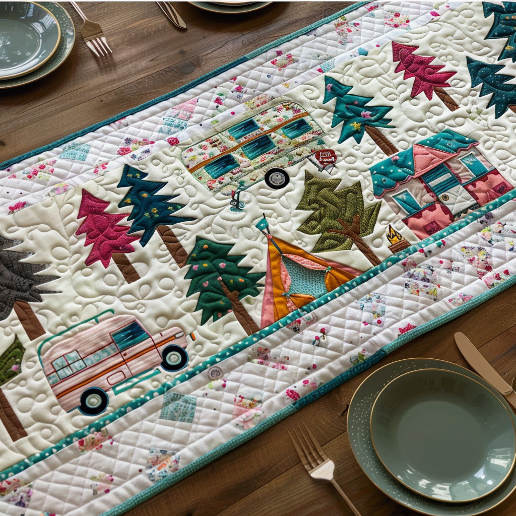 Trail Adventure Quilted Table Runner NCU0PT375