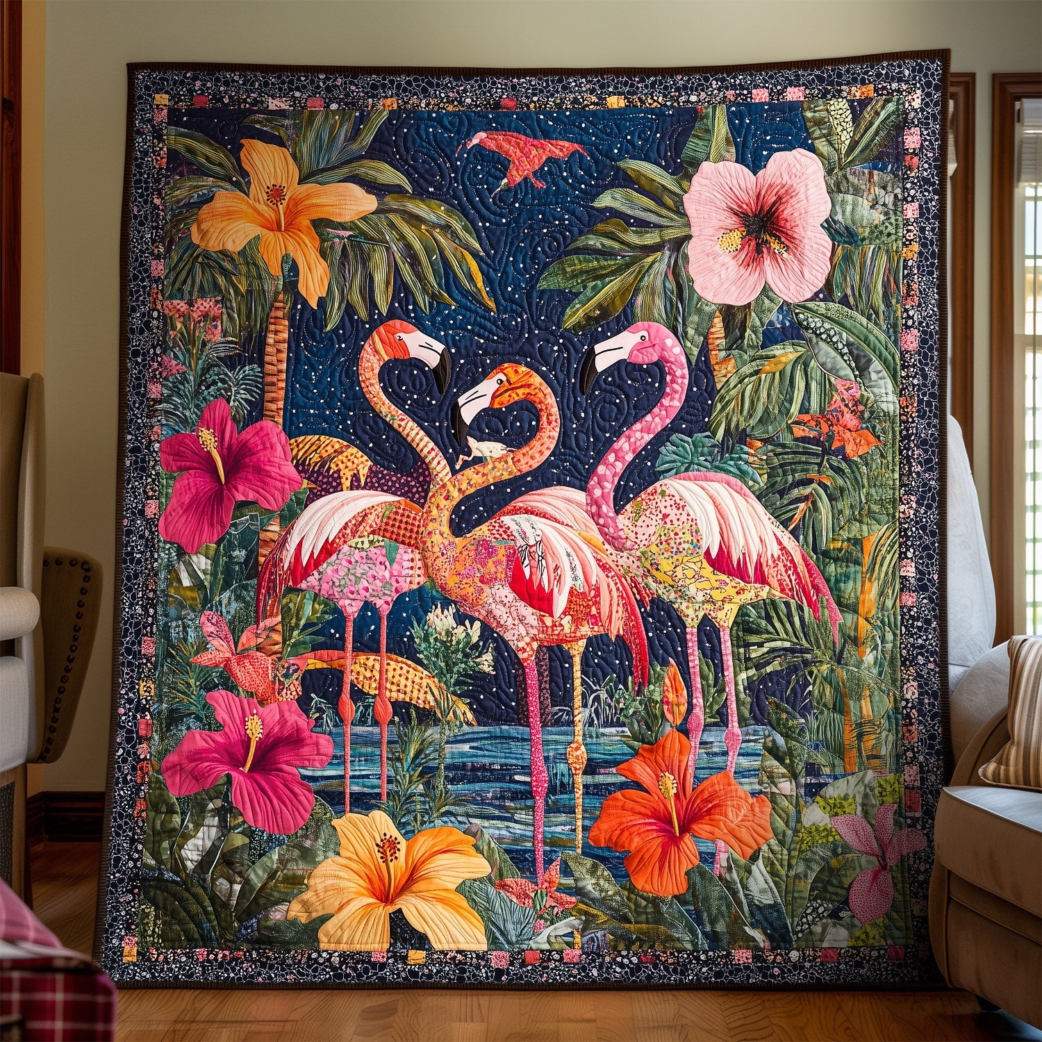 Tropical Dreams Quilted Blanket NCU0TH1397