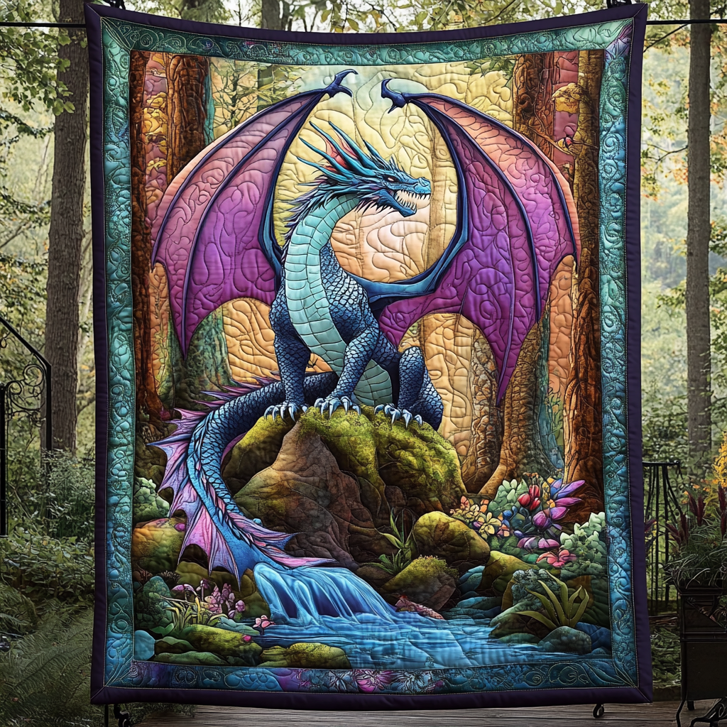 Twilight Fury Quilted Blanket NCU0DK759