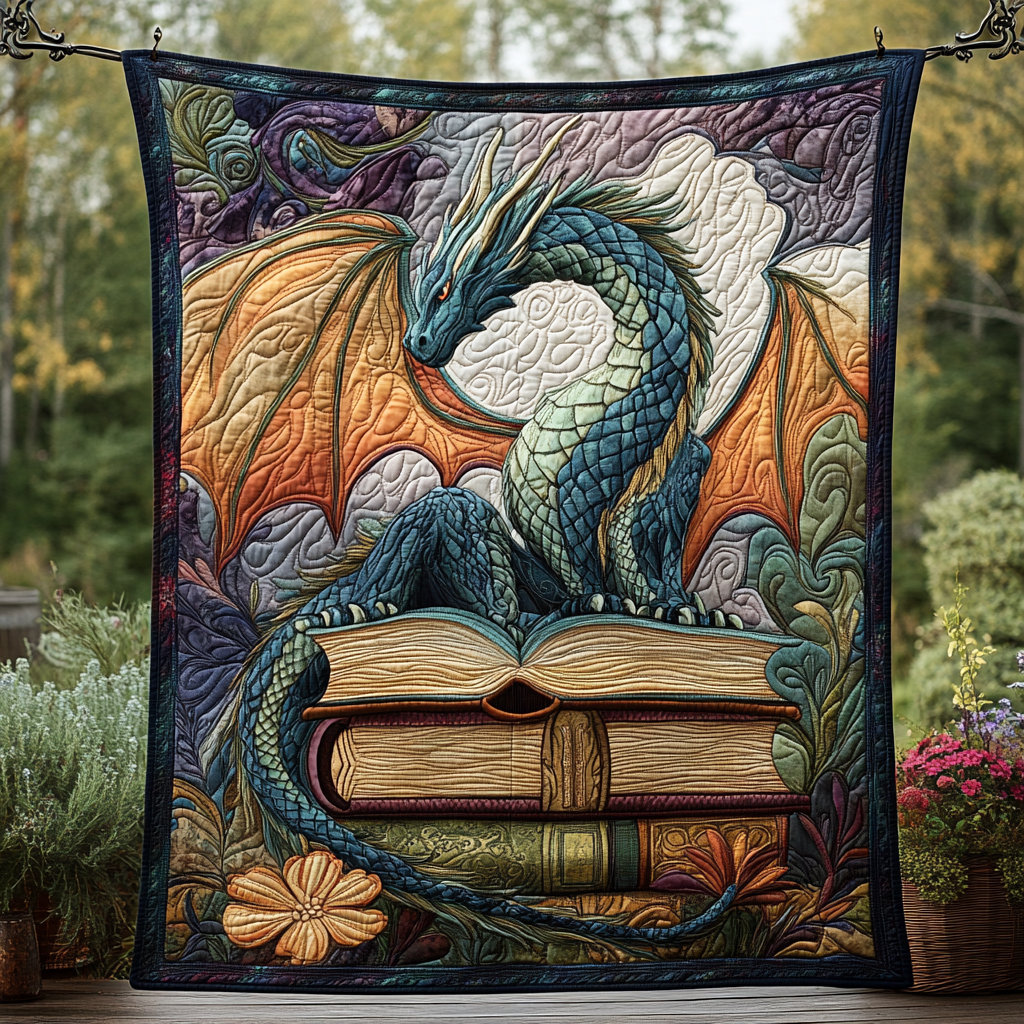 Dragon Quilted Blanket NCU0VT31