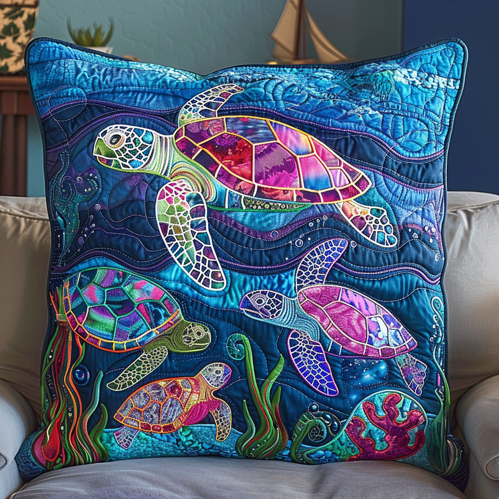 Underwater Bliss Quilted Pillow Case NCU0TL643