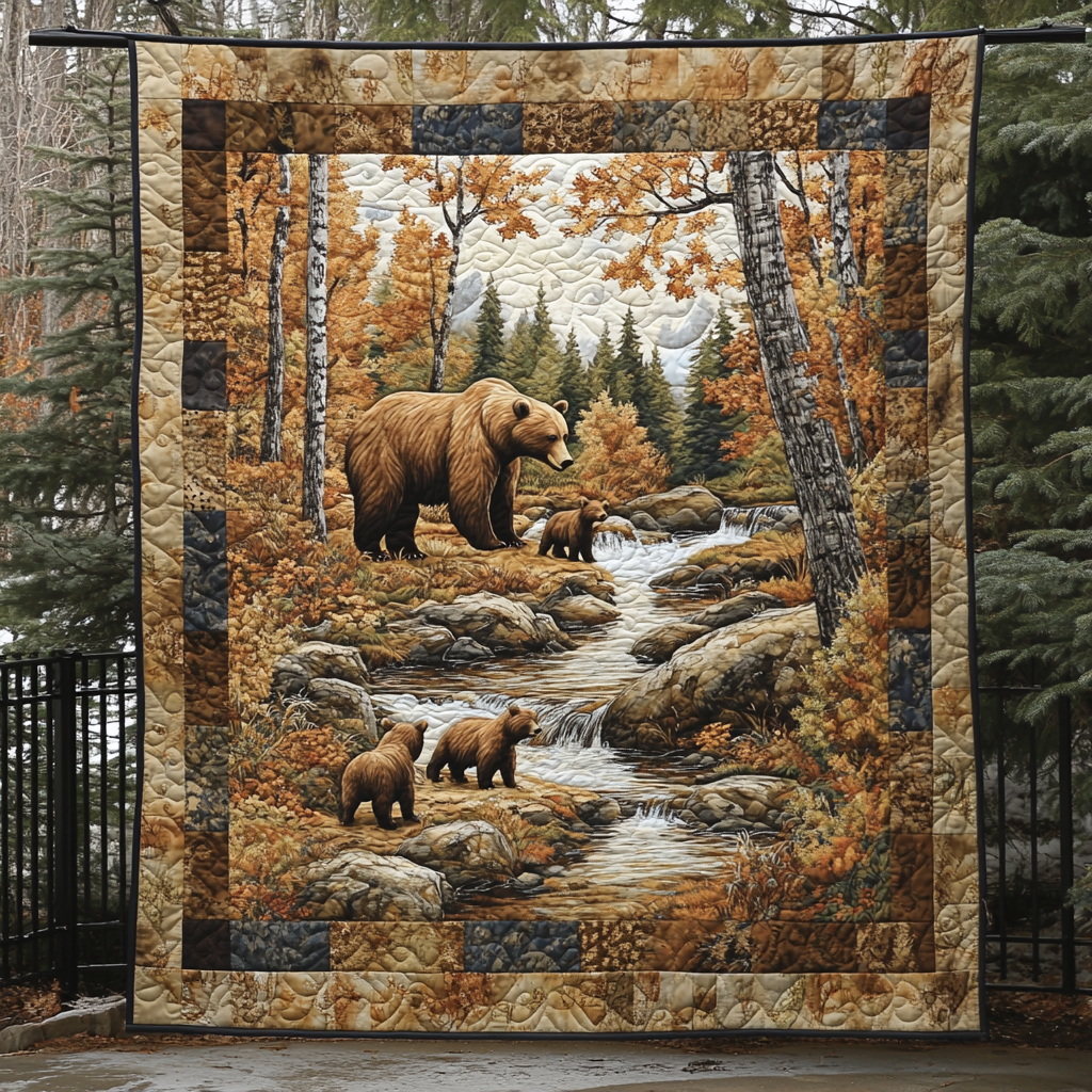 Untamed Wilderness Quilted Blanket NCU0DK745