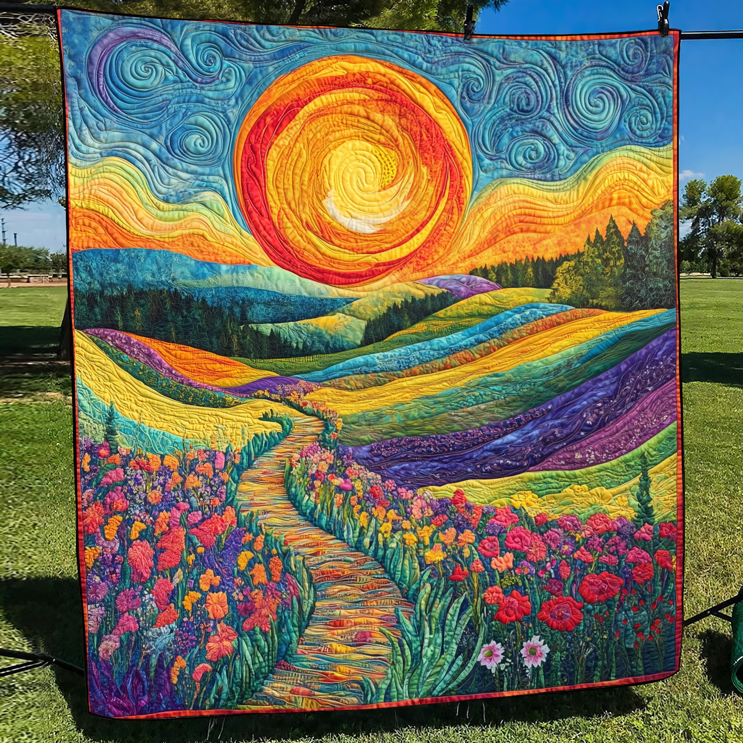 Sunshine Quilted Blanket NCU0VT34