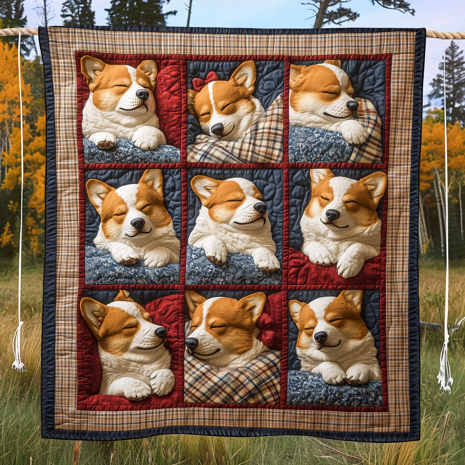 Warm Paws Quilted Blanket NCU0PT923