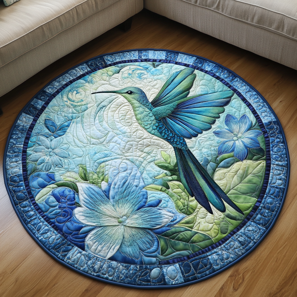 Whirlwind Wings Quilted Round Mat NCU0DK1162