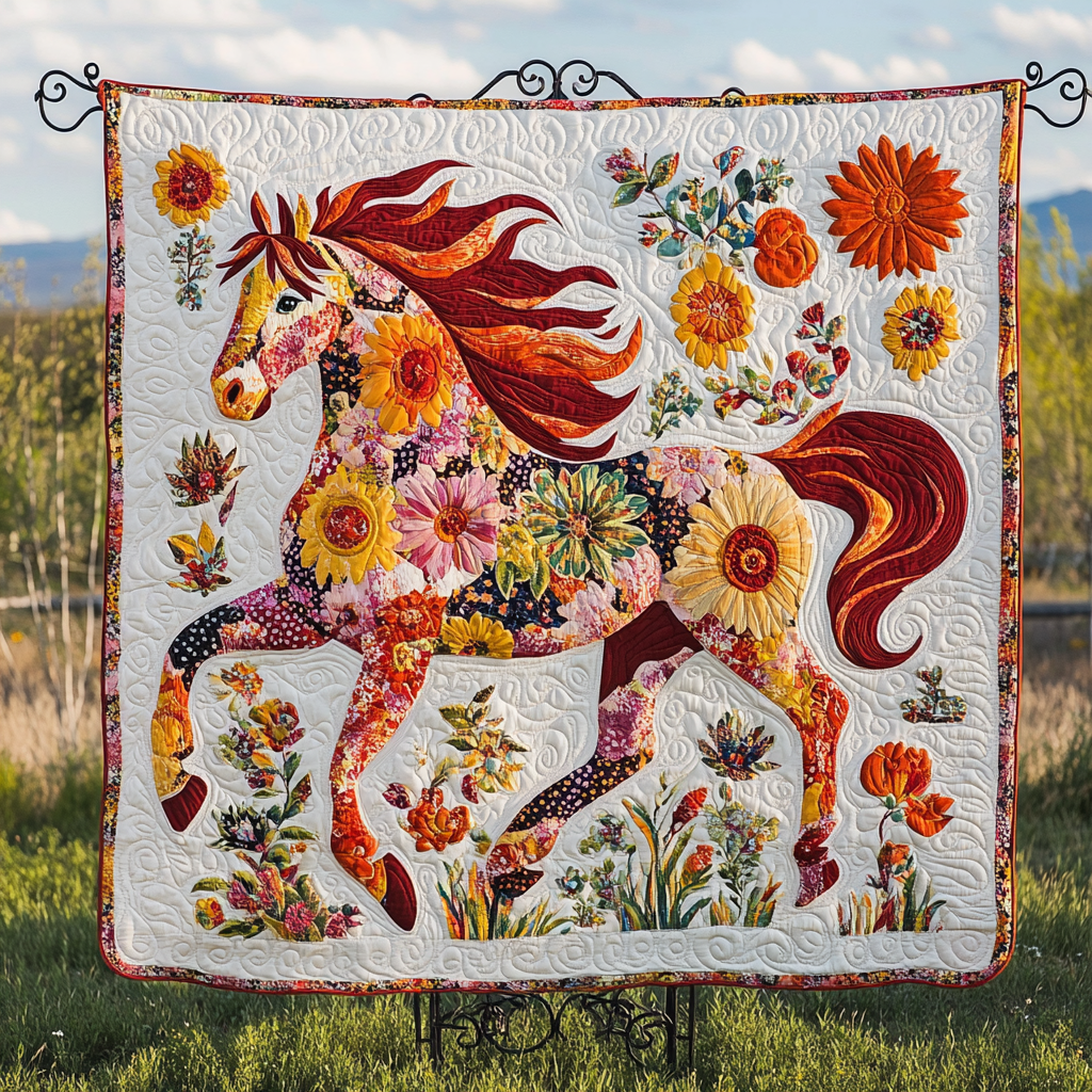 Wild Spirit Quilted Blanket NCU0DK545