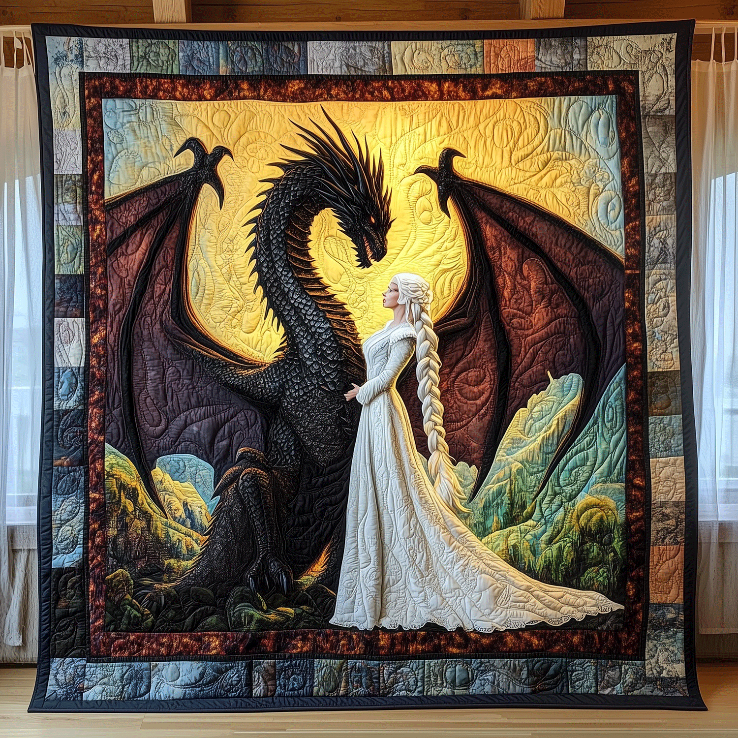 Wings of Valor Quilted Blanket NCU0TH1809