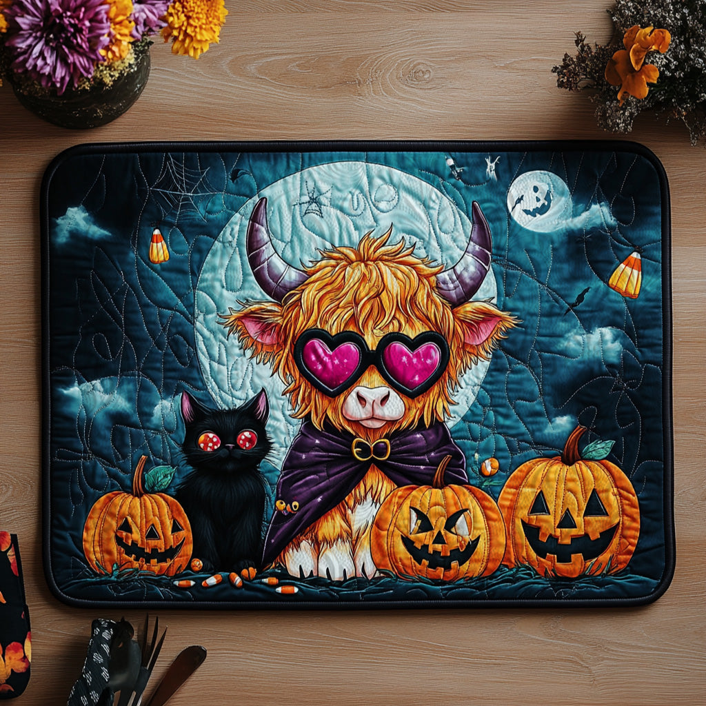 Witchy Moo Quilted Placemat NCU0TL1288