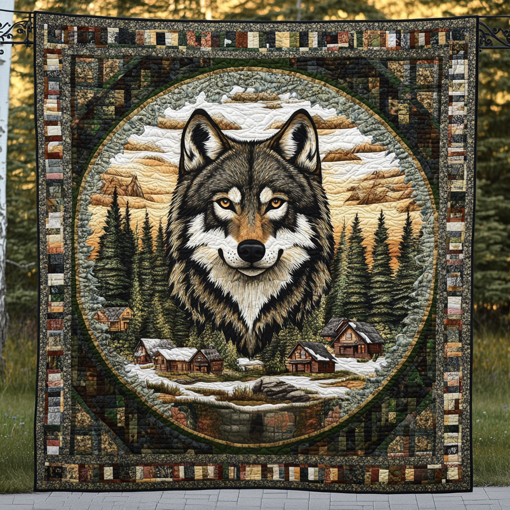 Woodland Majesty Quilted Blanket NCU0DK739