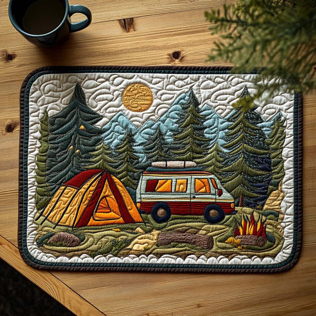 Woodland Retreat Quilted Placemat NCU0NT812