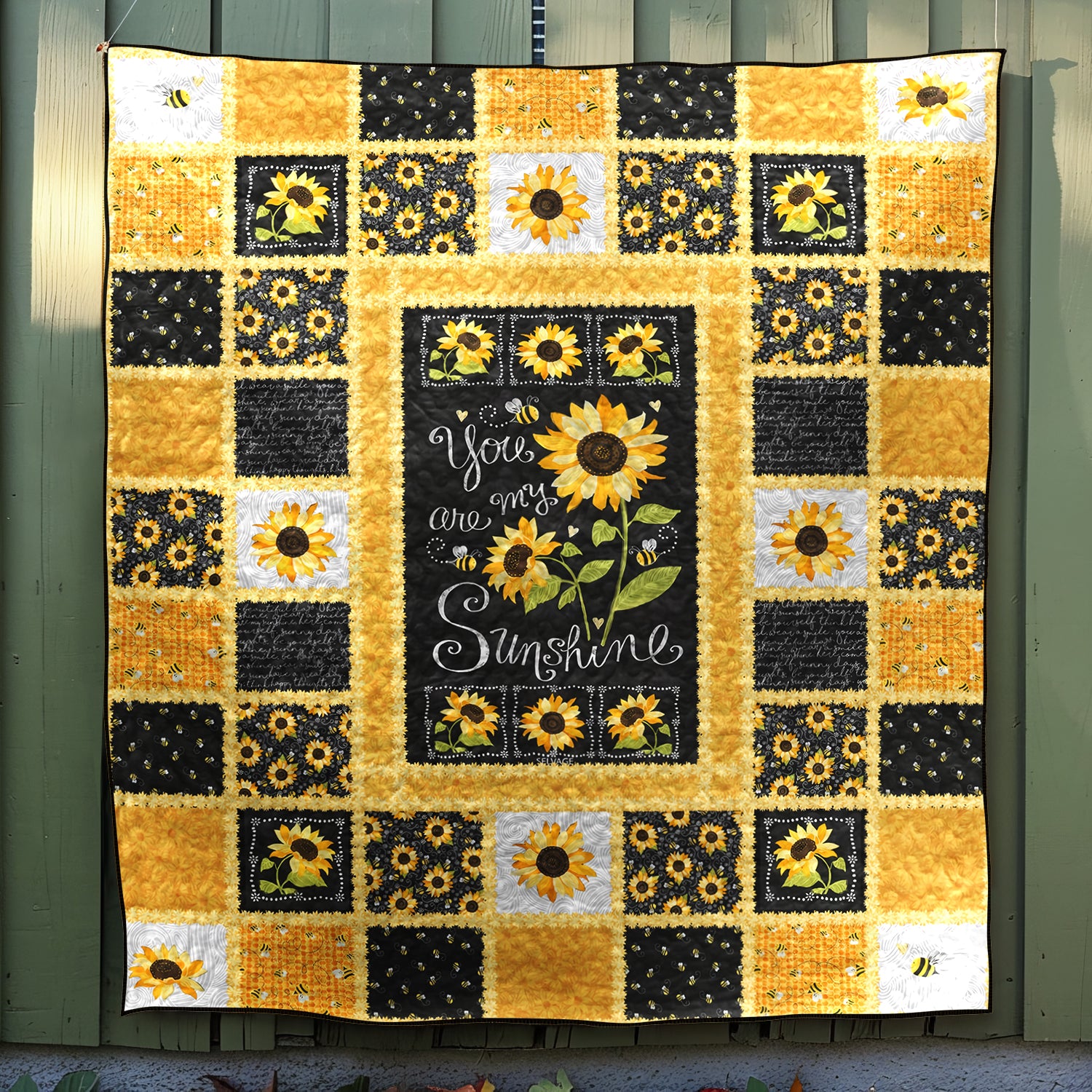 You Are My Sunshine Quilted Blanket NCU0TH490