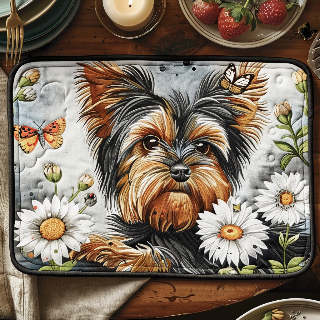 Yorkshire Paws Quilted Place Mat NCU0TH194