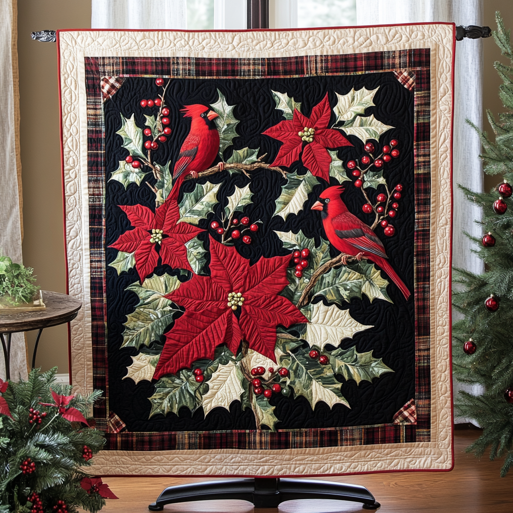 Scarlet Perch Quilted Blanket NCU0VH013