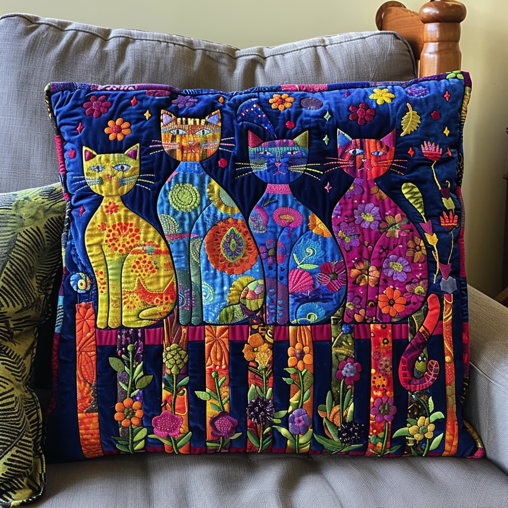 Purrfect Dream Quilted Pillowcase NCU0TL140