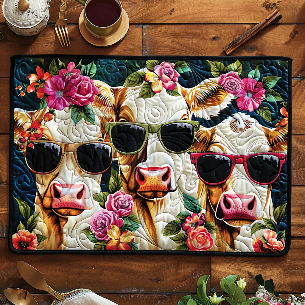 Cool Cow Crew Quilted Placemat NCU0TL135