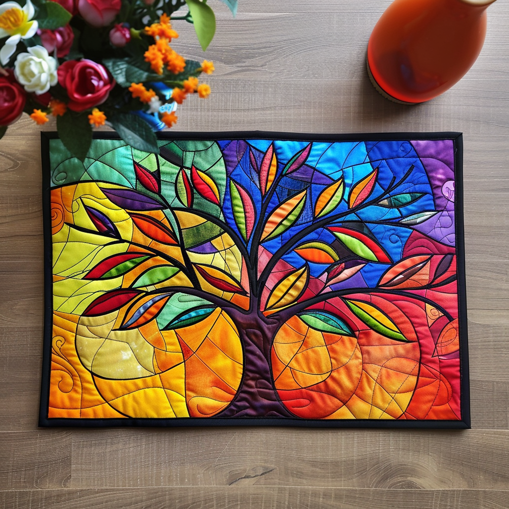 Autumn Arbor Quilted Place Mat NCU0TL176