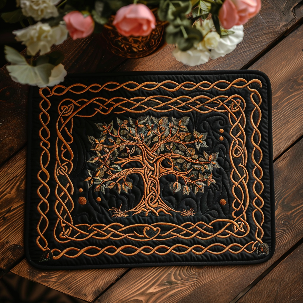 Heritage Tree of Life Quilted Place Mat NCU0TL185