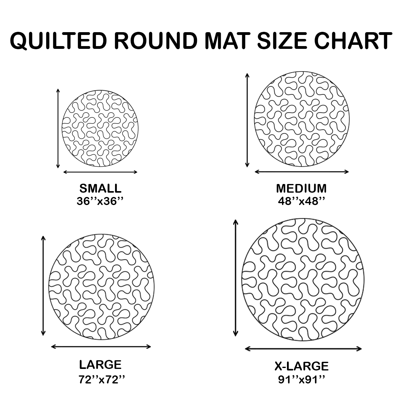 Shelled Wonder Quilted Round Mat NCU0TL1456